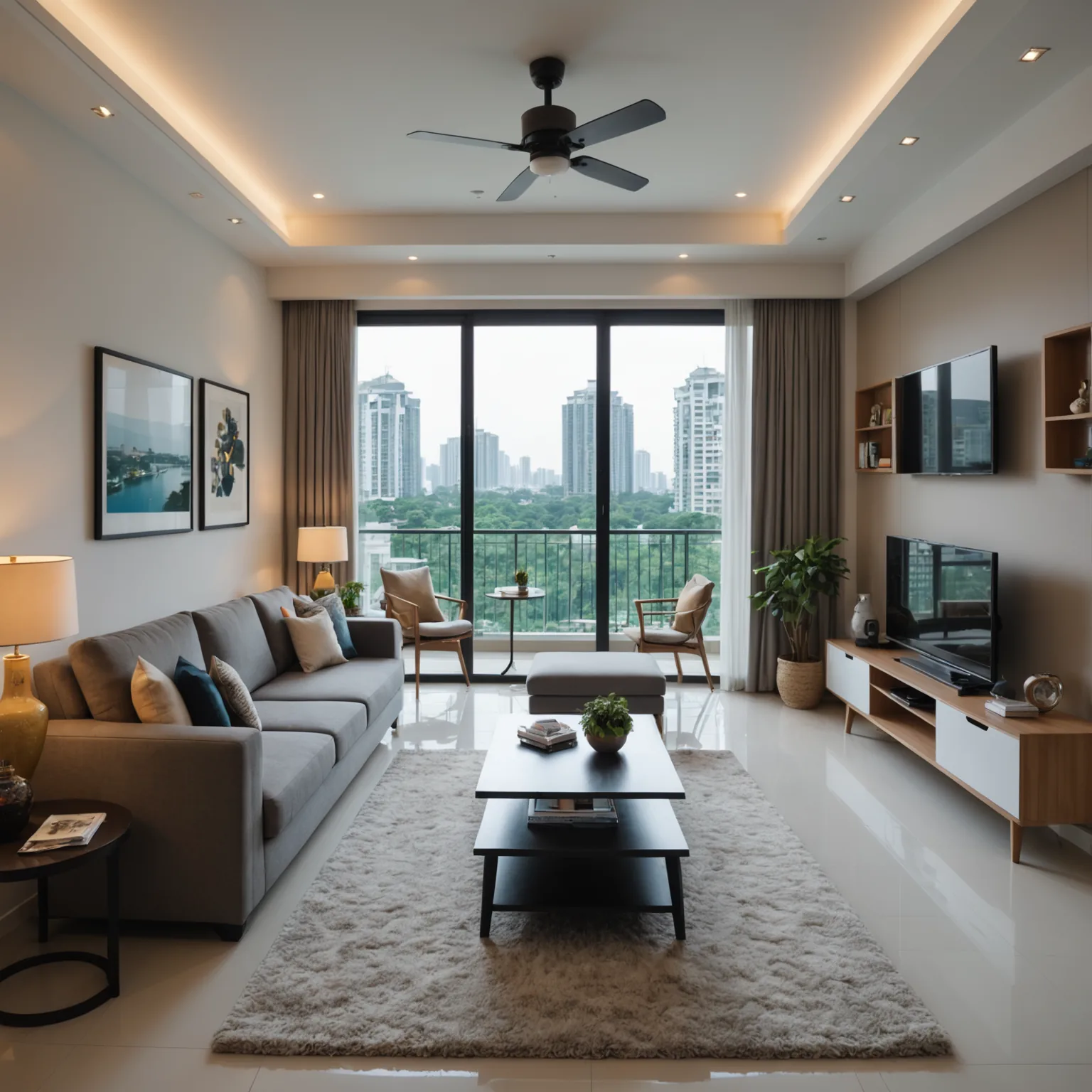 Two-Bedroom Fully Furnished Residence for Rent at Arcoris Mont Kiara