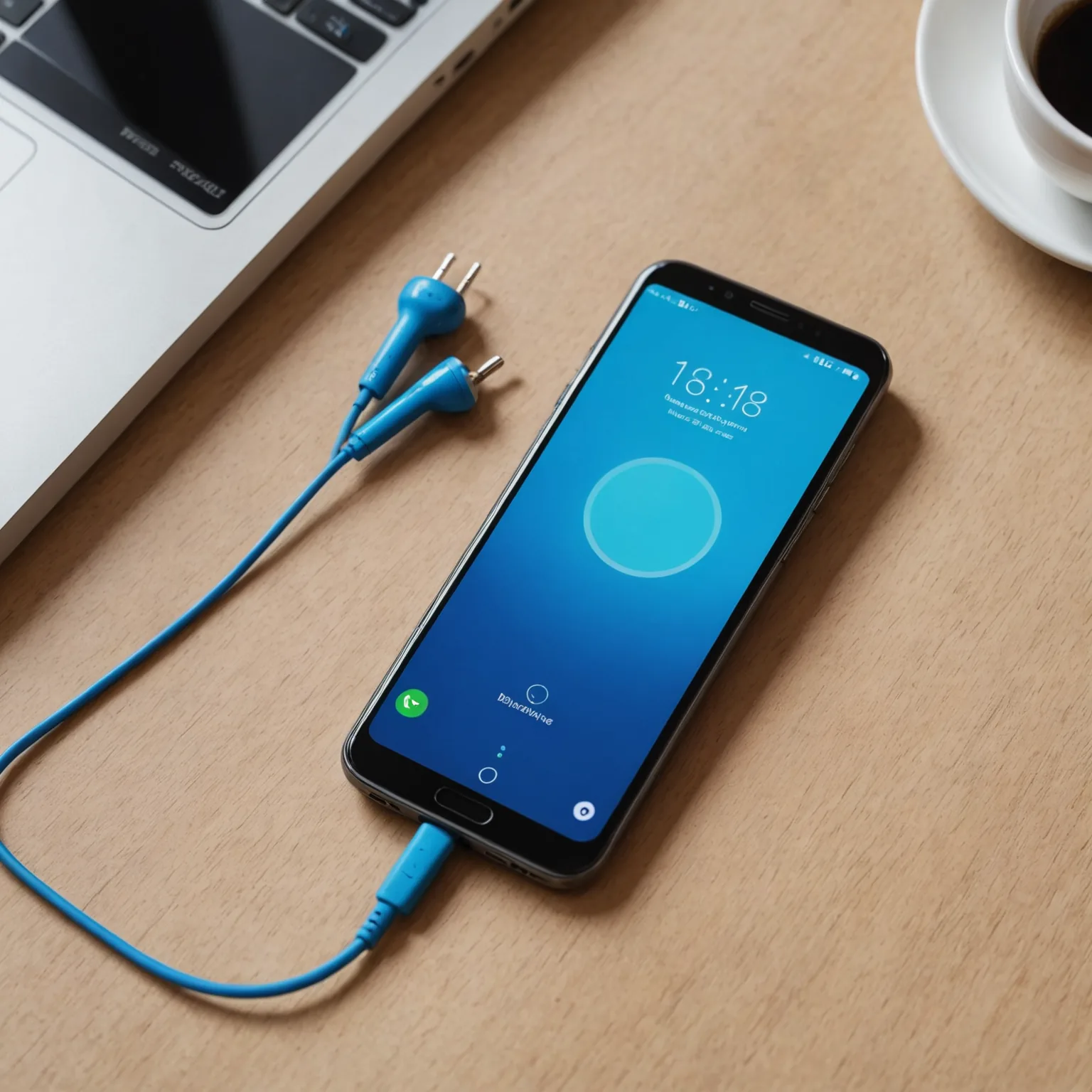 Blue Smartphone with 128GB Storage for Sale in Mont Kiara