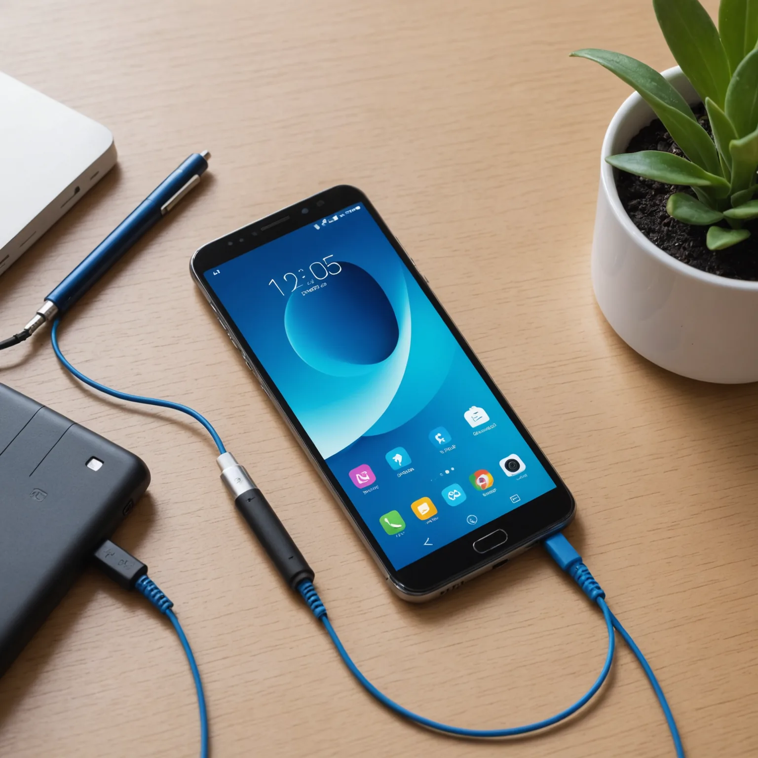 Blue Smartphone with 128GB Storage for Sale in Mont Kiara