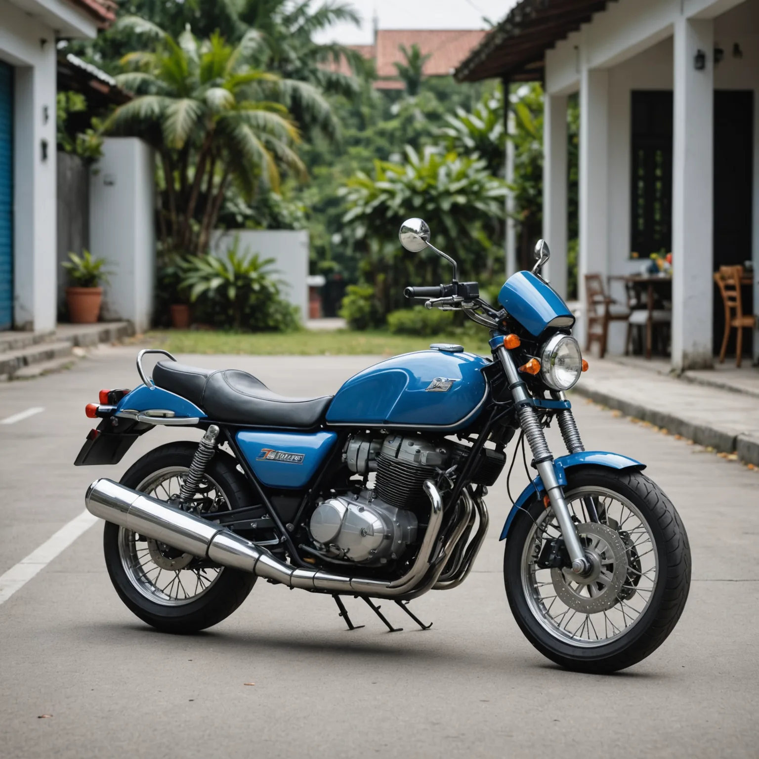 2022 Blue 150cc Manual Street Motorcycle For Sale in Kota Bharu