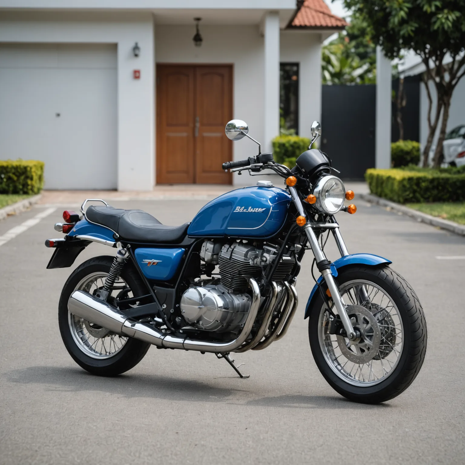 2022 Blue 150cc Manual Street Motorcycle For Sale in Kota Bharu